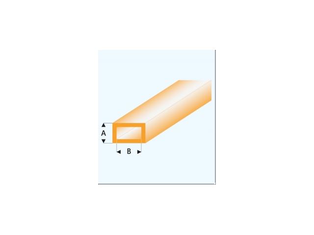 PROFIEL GLASHELDER BUIS ORANJE (A=)2,0X4,0MM 33CM 441-53/3 1