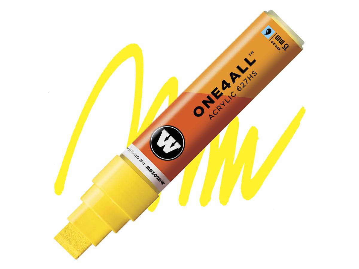 MOLOTOW ONE4ALL MARKER 627HS 15MM ZINC YELLOW 1
