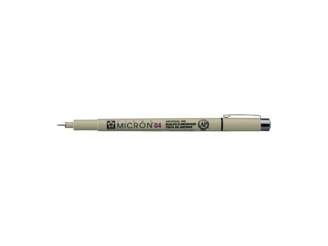 SAKURA PIGMA MICRON 04 FINELINER 0.4MM ZWART 2