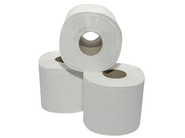 TOILETPAPIER 2LAAGS RECYCLED 400VEL WIT