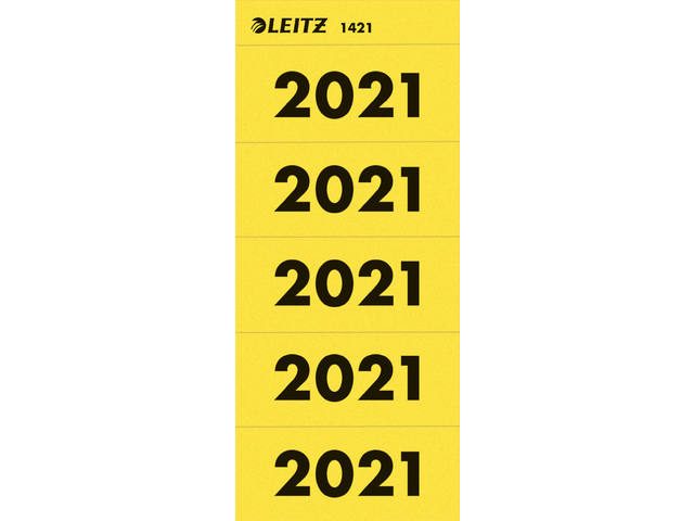 RUGETIKET LEITZ 2021 GEEL