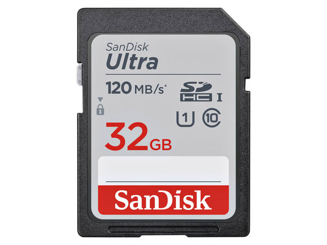 GEHEUGENKAART SANDISK SDXC ULTRA 32GB 120MBS