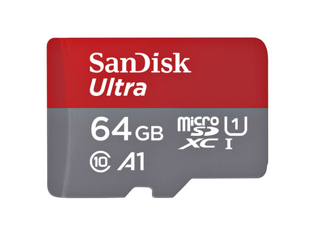 GEHEUGENKAART SANDISK MICRO SDXC ULTRA ANDROID 64GB 120MBS 1