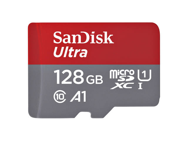 GEHEUGENKAART SANDISK MICRO SDXC ULTRA ANDROID 128GB 120MBS