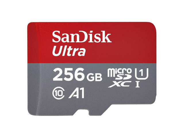 GEHEUGENKAART SANDISK MICRO SDXC ULTRA ANDROID 256GB 120MBS