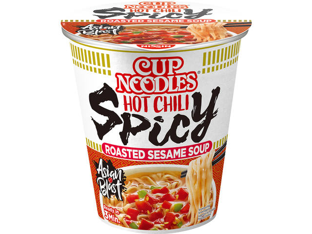 NOODLES NISSIN HOT CHILI SPICY CUP