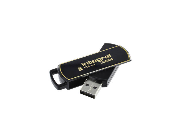 USB-STICK INTEGRAL 3.0 SECURE 360 32GB ZWART 1