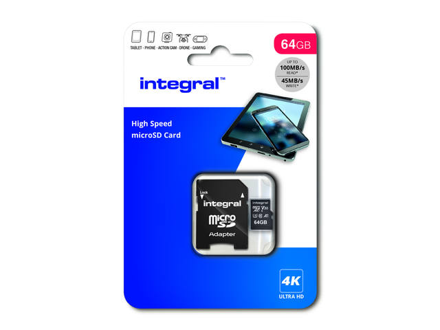 GEHEUGENKAART INTEGRAL MICROSDXC 64GB 2