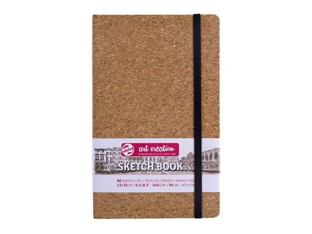 TALENS ART CREATION SKIZZENBUCH KORKEN 13X21CM 140 GRAMM 80 BLATT