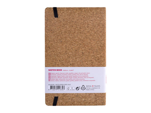 TALENS ART CREATION SKIZZENBUCH KORKEN 13X21CM 140 GRAMM 80 BLATT 2