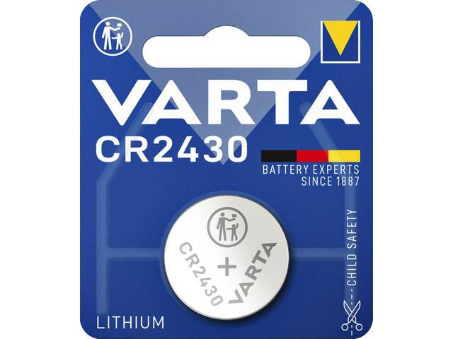 BATTERIJ VARTA CR2430 LITHIUM