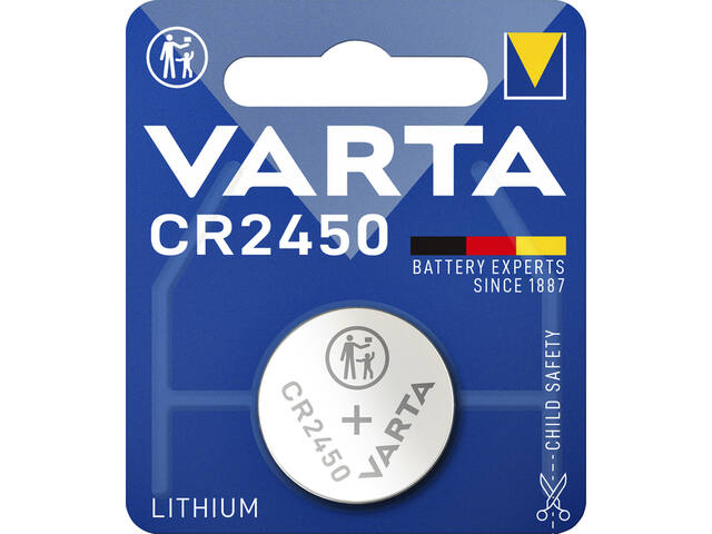BATTERIJ VARTA CR2450 LITHIUM