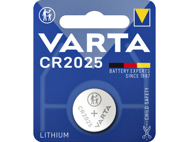 BATTERIJ VARTA CR2025 LITHIUM