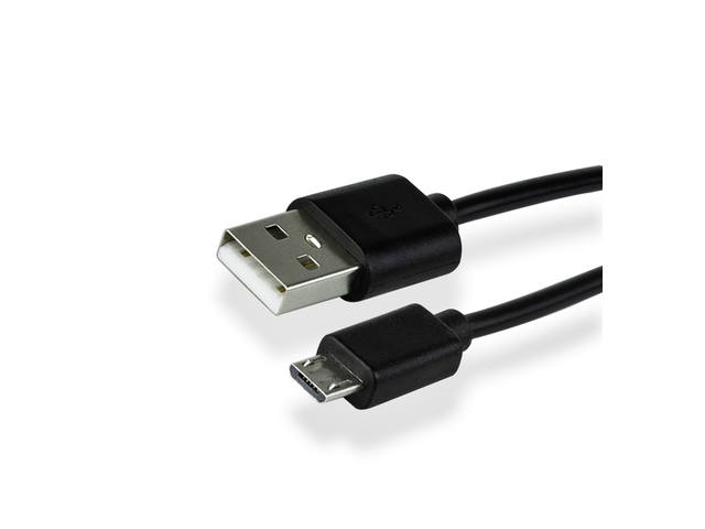 KABEL GREEN MOUSE USB MICRO-A 2.0 1METER ZWART 2