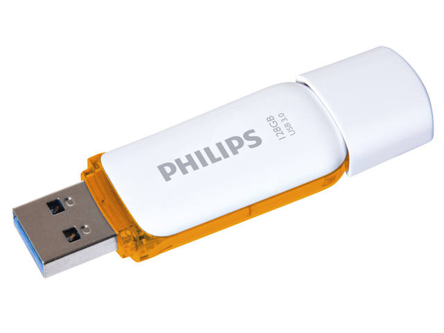 USB-STICK PHILIPS SNOW KEY 128GB 3.0 ORANJE