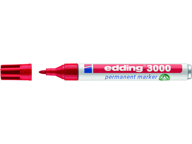 EDDING MARKER 3000 ROND 1.5-3MM ROOD