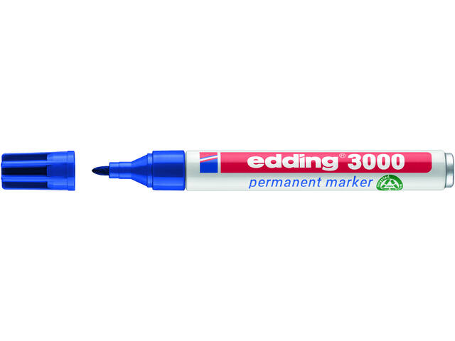 EDDING MARKER 3000 ROND 1.5-3MM BLAUW