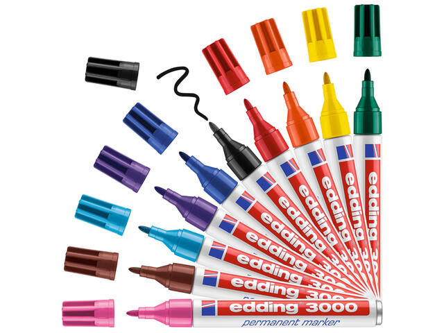 EDDING MARKER 3000 ROND 1.5-3MM VIOLET 10