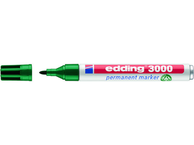 EDDING MARKER 3000 ROND 1.5-3MM GROEN