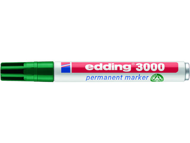 EDDING MARKER 3000 ROND 1.5-3MM GROEN 3