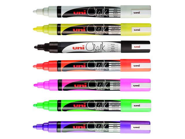 UNI-BALL CHALK MARKER PWE-5M VIOLET 2