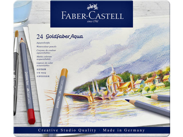 FABER CASTELL GOLDFABER AQUARELLSTIFT 24ER SET FC-114624