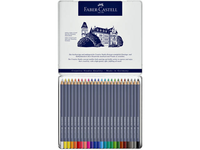 FABER CASTELL GOLDFABER AQUARELLSTIFT 24ER SET FC-114624 3