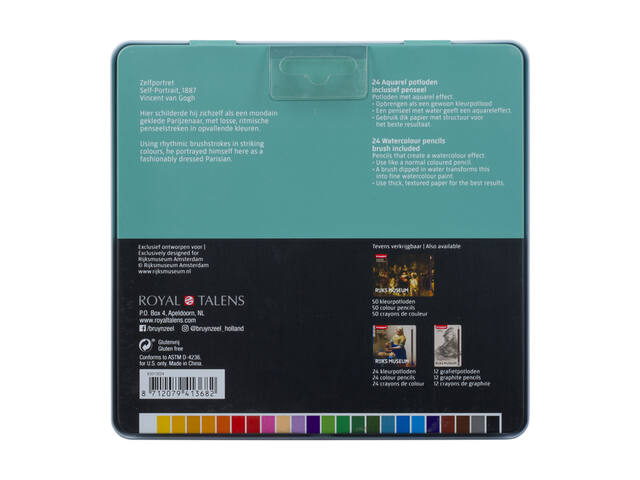 BRUYNZEEL VAN GOGH RIJKSMUSEUM AQUARELPOTLODEN 24 STUKS 3