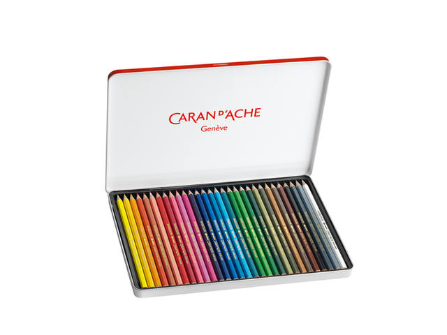 CARAN D'ACHE SWISSCOLOR AQUARELLSTIFTE SET 30 STÜCK 3