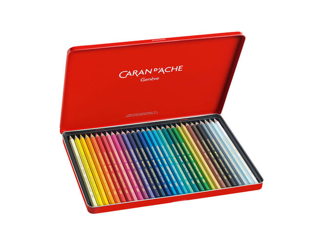 CARAN D'ACHE SUPRACOLOR AQUARELLSTIFTE 30 STÜCK 3