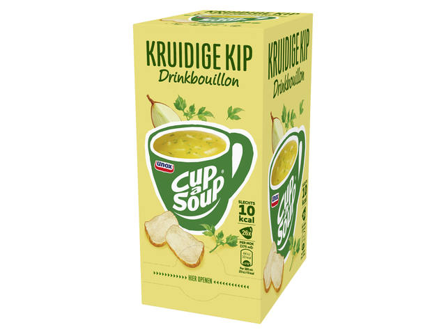 CUP-A-SOUP UNOX BOUILLON KRUIDIGE KIP 175ML 5