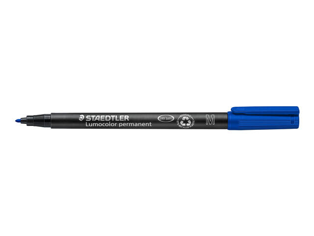 FILZSTIFT STAEDTLER OHP LUMO M 317 PERM BLAU