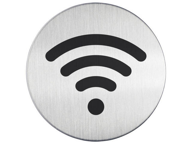 INFOBORD PICTOGRAM DURABLE WIFI ROND 83MM