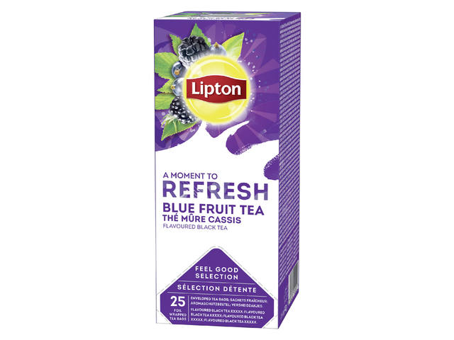 THEE LIPTON REFRESH BLUE FRUIT TEA 25X1.5GR