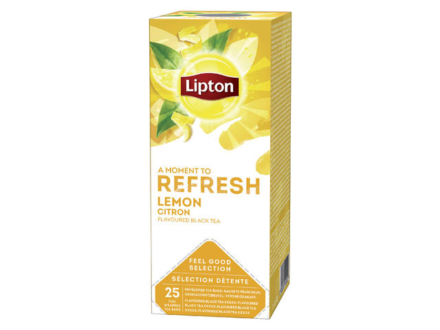 THEE LIPTON REFRESH LEMON 25X1.5GR