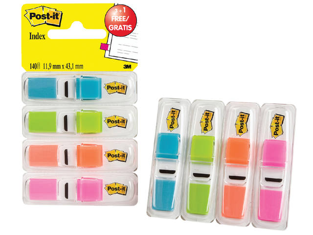INDEXTABS 3M POST-IT SMAL 6834 ASS
