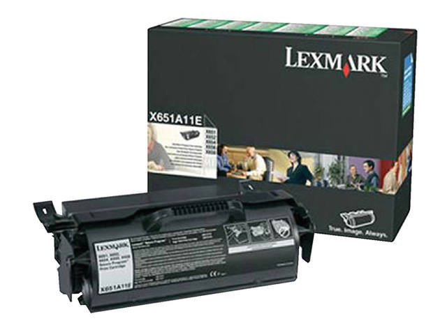 TONERCARTRIDGE LEXMARK X651A11E PREBATE 7K ZWART