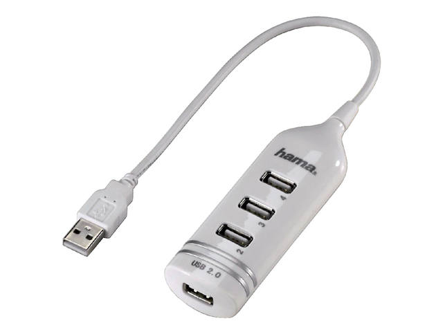 HUB HAMA USB 2.0 1:4 WIT