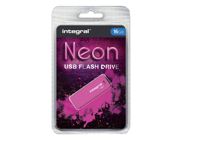 USB-STICK INTEGRAL FD 16GB NEON ROZE