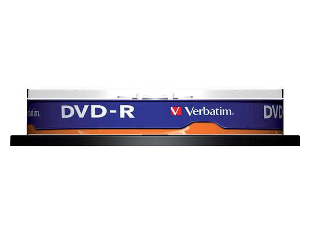 DVD-R VERBATIM 4.7GB 16X 10PK SPINDEL