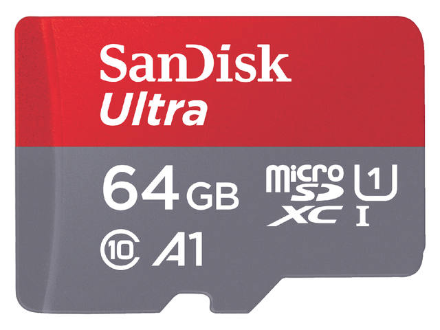 GEHEUGENKAART SANDISK MICRO SDXC ANDROID 64GB CL10