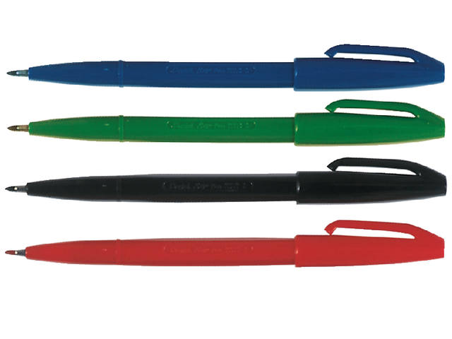 PENTEL SIGNPEN S520 M ROT 2